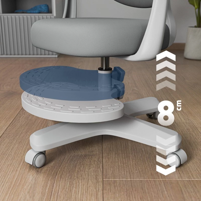Bureaustoel mark adler Junior 4.6 grijs — compacte ergonomische werkstoel