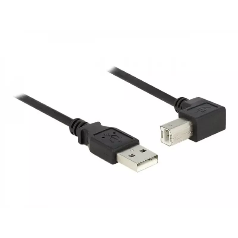 USB-kabel DeLOCK 0,5m USB 2.0-A USB 2.0-B zwart