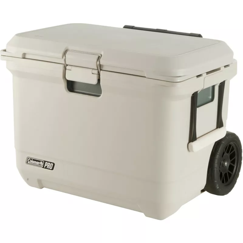 Coleman Pro 55QT Wheeled Cooler Box wit 52L 120h