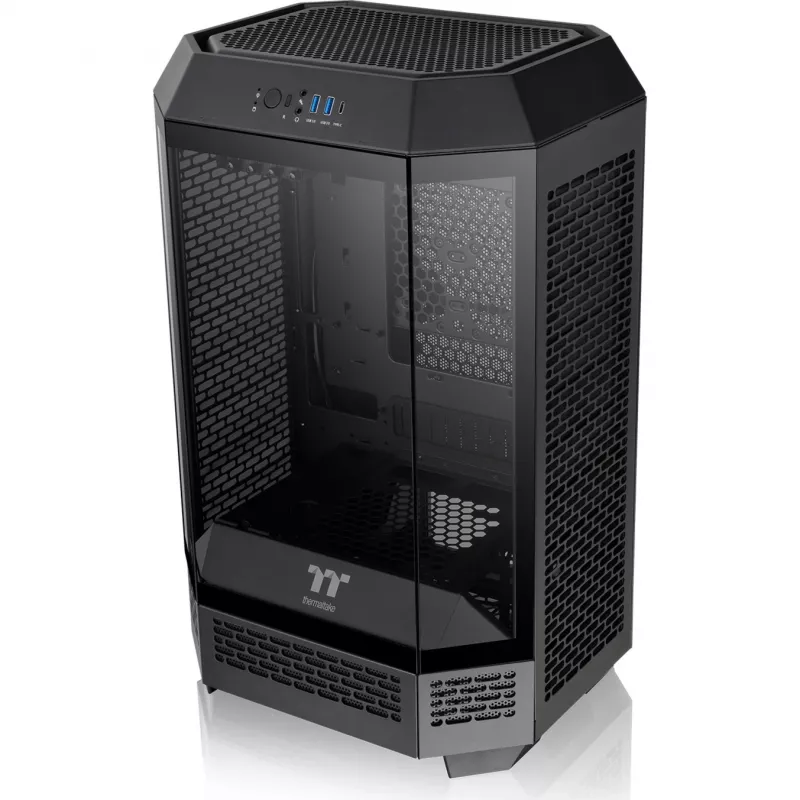 Thermaltake The Tower 300 Black Micro Tower Tempered Glass PC Gaming Behuizing