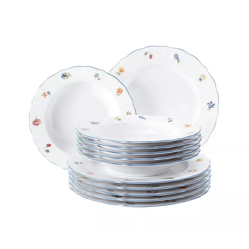 Seltmann Weiden tafelservies 12-delig porselein wit