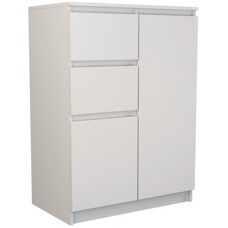 Topeshop 2D2S BIEL ladekast, wit