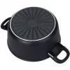 Kookpan BALLARINI 75002-920-0 rond zwart aluminium 20 cm