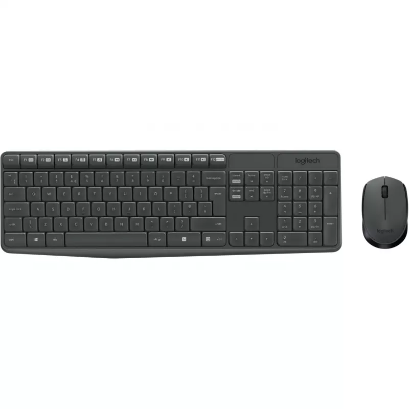 Logitech MK235 - toetsenbord-muisset - draadloos