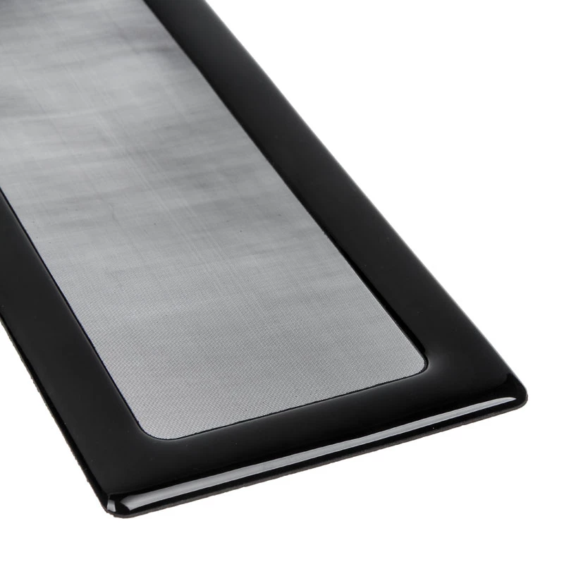 Demciflex stoffilter 260 mm x 80 mm - zwart/zwart