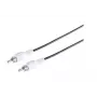 Microconnect AUDC05G audiokabel 5 m RCA zwart