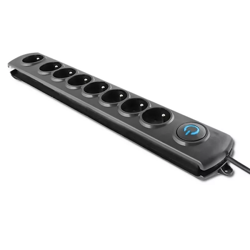 Overspanningsbeveiliging Qoltec 8 stopcontacten 3,0 m 50114