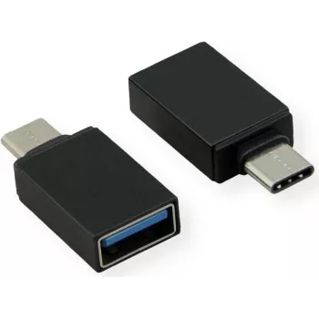ROLINE 12.03.2997 kabeladapter USB-C USB-A zwart (12.03.2997)
