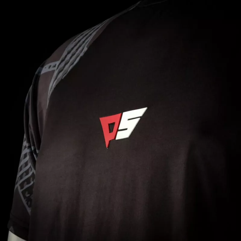 Polesetter ONE Simracing-shirt rood - S