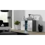 Cama sideboard 120 cm SOHO S7 grijs/wit glanzend