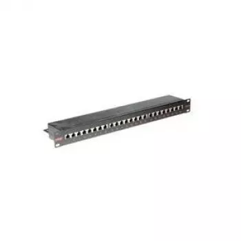 Patchpanel ROLINE Cat.6/Class E 19 inch 24 poorten STP zwart