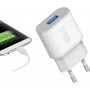 SBS TETR1USB2AWFAST oplader voor mobiele apparaten binnen wit (TETR1USB2AWFAST)