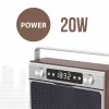 Draagbare radio MANTA RDI917PRO met bluetooth en USB-weergave