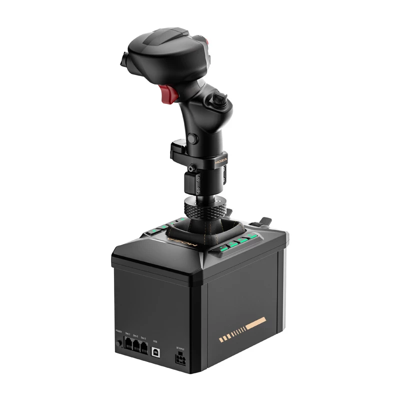 Flight-standaardkit MOZA AB6 flightsimulator – zwart ABS, aluminium en koolstofvezel constructie, AC-stroom 110–220 V, piekvermogen 72 W