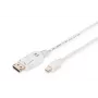 DisplayPort-verbindingskabel Digitus AK-340102-010-W