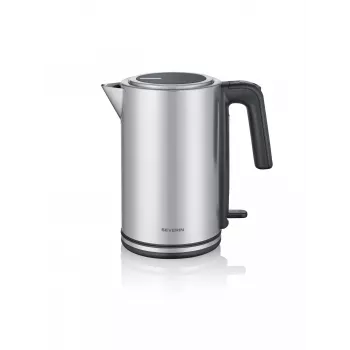 SEVERIN WK 3449 waterkoker — 1,7 l, 2400 W, RVS/kunststof, zwart-zilver