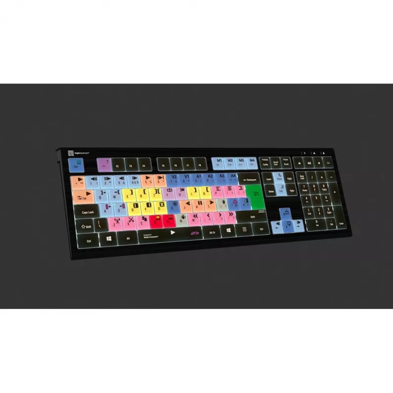 Logickeyboard Avid Media Composer ASTRA 2 verlicht toetsenbord PC UK (LKB-MCOM4-A2PC-UK)