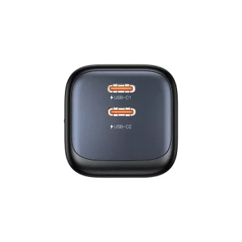 Unitek wandlader 2x GaN 45W — 2× USB‑C PD 3.0 en QC snelladen