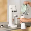 Brita sodaTRIO 1046735 carbonatorfles, roestvrij staal, 1 l, wit