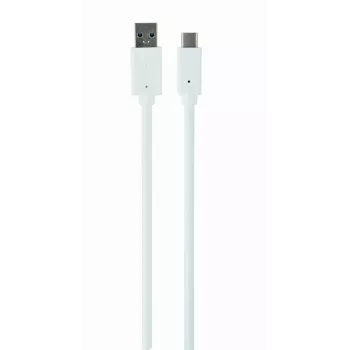 USB-datakabel Gembird USB A naar USB C 1 m, USB 3.2 Gen 1, wit