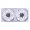 Jonsbo ZB-240WR Infinity Mirror ventilator, ARGB, PWM, omgekeerde bladen, 240 mm, wit