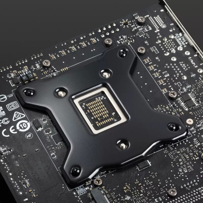 BitsPower moederbord-backplate voor Intel BP-ICB — moederbord-draagplaat compatibel met Intel-sockets