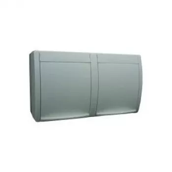 Opbouwstopcontact dubbel Busch-Jaeger Ocean 20/2 EW-54, wit