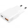 Oplader 4smarts PDPlug Duos slank smartphone tablet wit AC snelladen