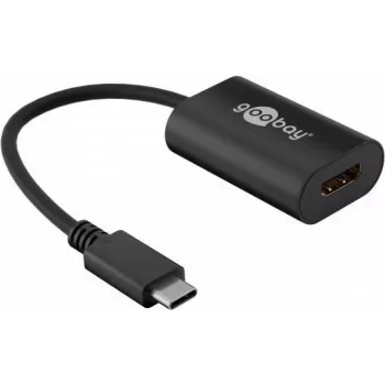 Wentronic goobay - externe videoadapter - USB-C - HDMI - zwart (38532)