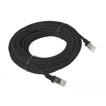 Lanberg PCU5-10CC-1000-BK netwerkkabel zwart 10 m Cat5e U/UTP (UTP) (PCU5-10CC-1000-BK)