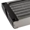 Radiator Aqua-Computer airplex radical 2/480 — aluminium/koper/roestvrij staal, 520×140×40 mm