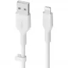 Kabel Belkin Cbl Scicone USB-A LTG 2M blc wit USB A USB C Lightning