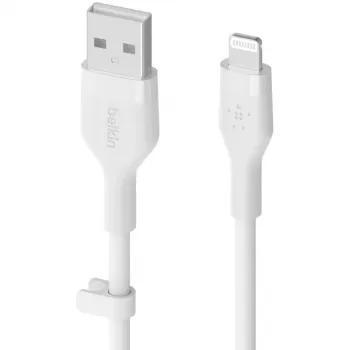 Kabel Belkin Cbl Scicone USB-A LTG 2M blc wit USB A USB C Lightning