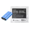 HDMI-repeater, 20m, 8K 60Hz, HDCP 2.3, aluminium, blauw