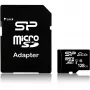 MicroSDXC-flashgeheugenkaart Silicon Power 128 GB UHS‑I (Class 10, U1), 85 MB/s, zwart, met SD-adapter