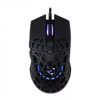 Muis White Shark GM-5018 Caradoc RGB 7200 dpi zwart