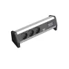 Stroomverdeler Bachmann Desk 1 3 AC-stopcontacten zwart