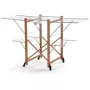 ARREDAMENTI GABBIANO wasrek op wielen - 175 x 67 cm, wit
