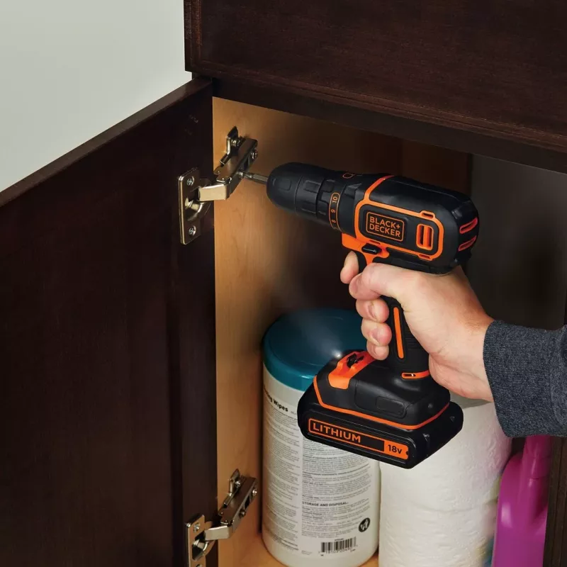 Black & Decker BDCDC18K-QW boormachine zwart, O