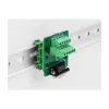 DeLOCK D-Sub 9-polig bus naar klemmenstrook voor DIN-rail 51 mm 58 mm 30 mm