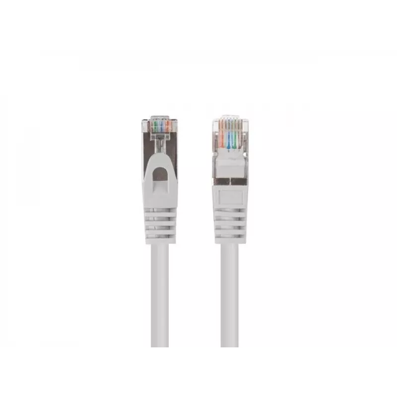 Lanberg PCF6-20CC-0050-S Cat.6 F/UTP patchkabel, 0,5 m, grijs, 10-pack