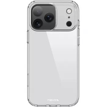 Nevox StyleShell Flex hoesje voor iPhone 17 Pro, transparant
