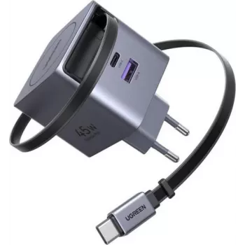 USB-C / USB-A snellader UGREEN 45W GaN 2-poorts (model 65822)