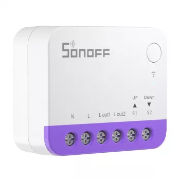 Mini wifi-smartswitch Sonoff MINI-RBS — compact ontwerp, afstandsbediening via wlan
