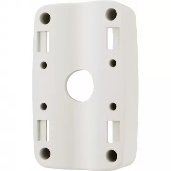 Mastmontagebeugel - voor Hanwha Techwin camera's - buiten - aluminium - ivoor