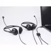 Equip USB-C naar dual 3,5 mm audio-DAC-adapter, USB C, stekker, 2 x 3,5 mm, bus, 0,15 m, zwart