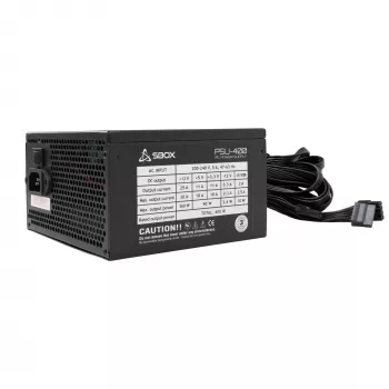 ATX-voeding SBOX PSU-400-2 400W uitgangsvermogen, ATX-formfactor