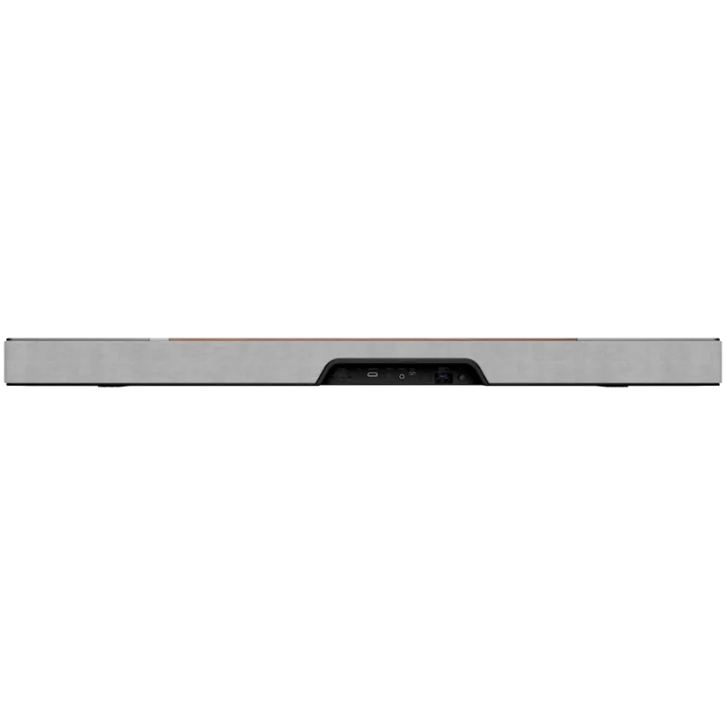 Soundbar-luidspreker KLIPSCH 1073541 — 3.1.2 kanalen, 100 W RMS, ingebouwde subwoofer, grijs/walnoot