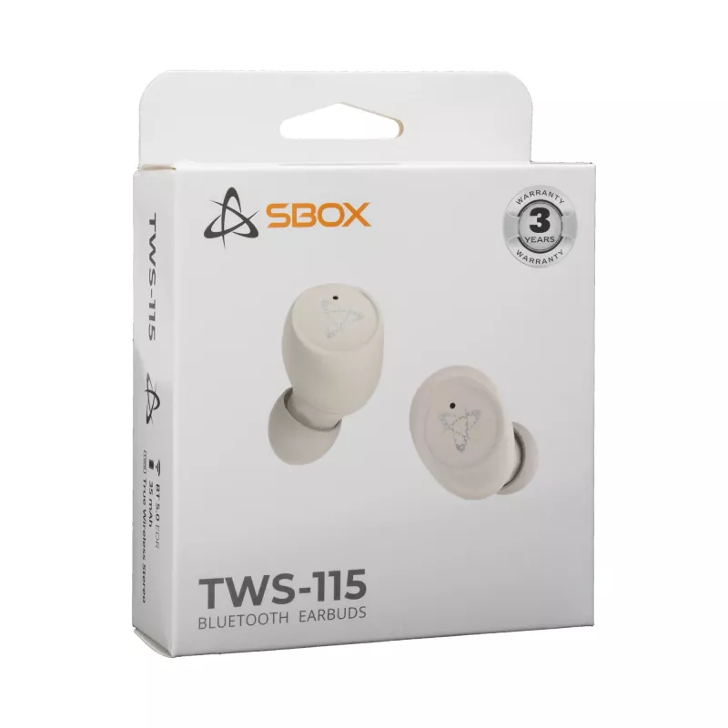 Hoofdtelefoon SBOX EB-TWS115 beige