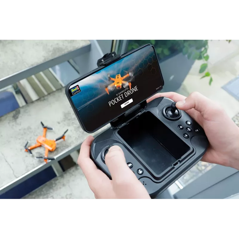 RC-quadrocopter REVELL Pocket Drone 23810 — 2,4 GHz, 4-kanaals afstandsbediening